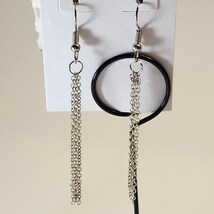 Silver Chain Earrings - $2.00