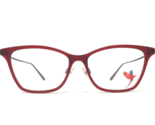 Maui Jim Eyeglasses Frames MJO2606-04M Clear Matte Red Cat Eye 52-15-145 - £37.30 GBP