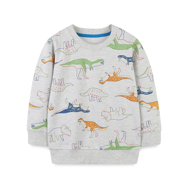 Jumping Meters New Arrival ets Print Boys Sweatshirts Autumn Spring Children&#39;s C - £77.55 GBP