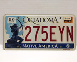 Oklahoma License Plate Native America Archer - Expired 2013 -  275EYN Se... - £6.24 GBP
