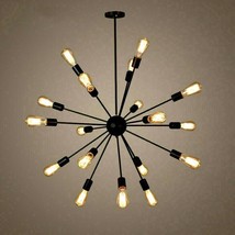 Mid Century Sputnik Industrial Chandelier 12/18/20 lights Ceiling Pendan... - £170.62 GBP