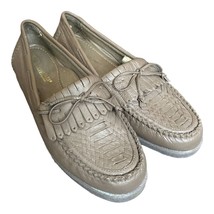 Women&#39;s Walkables Comfort Shoes Leather Moccasin Kiltie Loafers 9.5 Wide... - $18.69