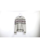 Vintage 90s Streetwear Mens Medium Wool Blend Knit Fair Isle Crewneck Sw... - $81.13 CAD