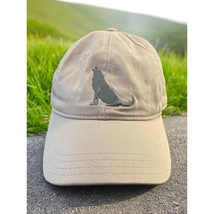 NEW Pukka Southern Growl Howling Wolf Beige Hat Adjustable Baseball Cap NWT - £9.60 GBP