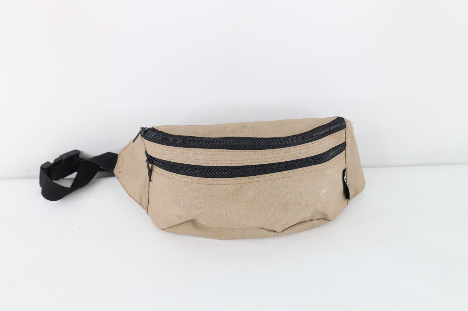 Primary image for Vtg 90s Streetwear Distressed Waterproof Ripstop Festival Fanny Pack Waist Bag