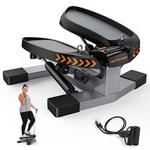 Sportsroyals Stair Stepper for Exercises-Twist Stepper with Resistance Bands ... - £198.44 GBP