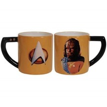 Star Trek The Next Generation Lieutenant Worf Photo 16 oz Ceramic Mug NEW UNUSED - £11.41 GBP