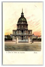 Dôme De Hôtel Des Invalides Paris France Unp Udb Carte Postale C19 - £2.25 GBP