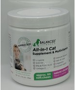 Balanced Breed All-in-1 Cat Supplement &amp; Multivitamin, 60 chews. Exp 02/... - £10.90 GBP