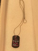 For We Walk By Faith, Not By Sights Corinthians 5:7 Dogtag w/Chain*Pre-O... - $8.99