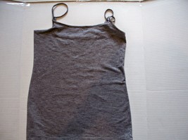 LOFT LADY&#39;S CAMISOLE / TANK SMALL GRAY SILVER ADJUSTABLE STRAP - £6.59 GBP