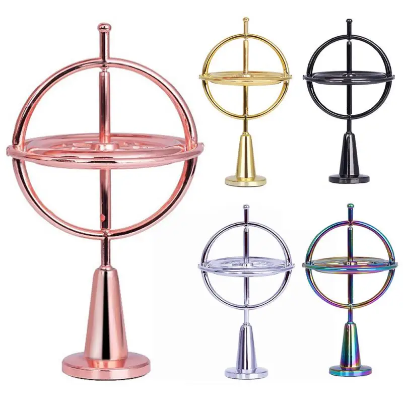 Fingertip Self-balancing Gyroscope Mini Metal Finger Gyroscope Gyro Pressure - £14.50 GBP