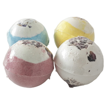 Fidelissima Bath Bombs Gift Set, 4 Pack Natural Handmade Bath Bombs - $12.95