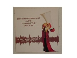 Public Announcement Poster Flat All Work, No Play R Kelly R. - $8.99