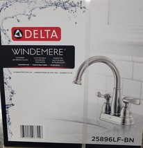 Delta Faucet 25896LF-BN Delta Stainless Steel 2 Handle Lavatory Faucet - $58.77