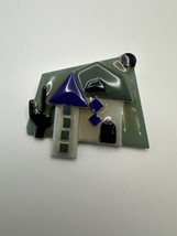 Vintage House Pins By Lucinda Cactus Southwestern Brooch 2&quot; - £23.53 GBP