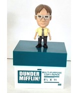 THE OFFICE Dwight Schrute Figure Dunder Mifflin Paper Box 5 Inches Tall  - $17.99