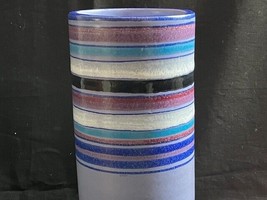 Rare BITOSSI Italy Vase, decor Fascie Colorate, ALDO LONDI - £236.61 GBP