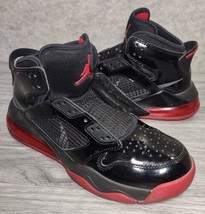 Air Jordan Mars 270 Boys 6.5Y Grade School Black Anthracite Gym Red No Shoelaces - $35.91