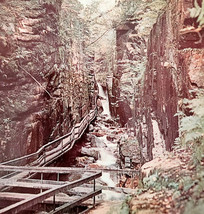 1970s Flume Gorge Franconia Notch XL Postcard Unposted New Hampshire 1 D... - $19.99