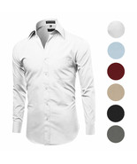 Men&#39;s Classic Fit Long Sleeve Wrinkle Resistant Button Down Premium Dres... - $34.69 CAD+