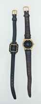 Lot of 2 Citizen Women&#39;s Quartz Dress Watches Gold 6010 3220 Leather 199... - £61.28 GBP