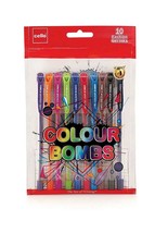 Low Cost 10 Pieces Cello Color Bombs Assorted Colored Ink Gel pens student - $14.00