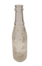10 Ounce Size Vintage Clear Bottle Wavy Design Pat Pending - $170.87 MXN