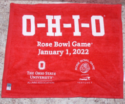 Five (5) Buckeyes O-H-I-O Rose Bowl Game Towels Pasadena 2022 New w/Tags New! - £23.11 GBP