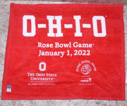 Five (5) Buckeyes O-H-I-O Rose Bowl Game Towels Pasadena 2022 New w/Tags New! - £23.27 GBP