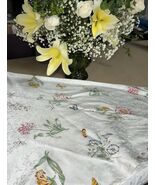 Lenox Butterfly Meadow 70’’ Round Tablecloth - Machine Washable, Wrinkle... - $34.44