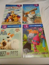 Lot 4 Step into Reading Step 3 Random House Books: Trolls Babe Ruth Meet the Pet - £11.05 GBP