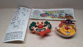 Kinder - 1998 Stimmungsbarometer - complete set + 2 papers - surprise eggs - $2.50