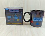 Pac Man NIB heat change mug coffee cup black Paladone - $11.32