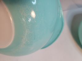 2 Pyrex No. 24 2 Qt Turquoise Casserole Dishes image 9