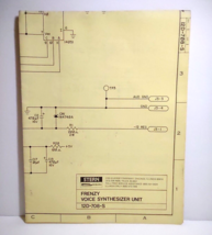 Frenzy Arcade Game Original Wiring Diagram Sound Board Schematic Video G... - £28.50 GBP