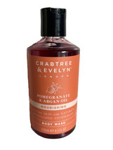 Crabtree & Evelyn Pomegranate & Argan Oil Nourishing Body Wash 8.5 oz - £23.94 GBP