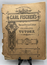 Song Book Carl Fischer&#39;s Tutors Drums Xylophone Bell Tympani Revised Ed. 1920 - £13.46 GBP