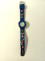 Disney Kids Mickey Mouse Watch Blue Printed Fabric Band Time *Needs New Battery* - £8.92 GBP