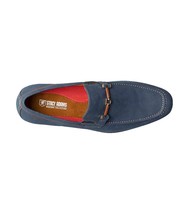 Stacy Adams Richardson Moc Toe Bit Slip On Shoes Navy 25746-410 image 5