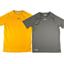 Under Armour Mens 2XL Lot of 2 Short Sleeve Compression HeatGear Tees T-shirts - £19.84 GBP