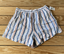 old navy NWT Women’s stripe elastic waistband shorts size XS pink Blue T4 - £10.51 GBP