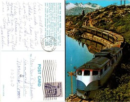 Train Railroad Along the White Pass Klondike Gold Fields Posted 1979 Pos... - £7.50 GBP