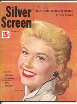 Silver Screen 8/1953-Affiliated-Doris Day-What Jane Russell Thinks Of Marilyn... - £49.14 GBP
