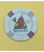 Treasure Bay Biloxi, MS $1 Casino Chip - $3.95