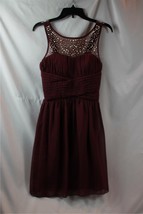 NWT Speechless Dk Burgundy Sleeveless Pearls Rhinestones Dress Jr Sz 11 Org $79 - £30.36 GBP