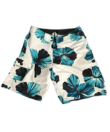 Rusty Board Shorts Size 34 Blue Floral Pocket w/Attached Original Bottle... - €48,15 EUR