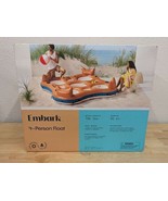 Embark Four 4 Person Float Floating Dock Beach Pool Lake 700 Pound Capacity - $98.99