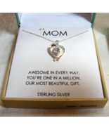 Vintage Footnotes Sterling Silver Mom Necklace Retail 79.99 Original Box... - €46,43 EUR