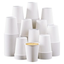 300Pack 8Oz Paper Cups,Disposable Coffee Cup? White Paper Water Cups,Hot/Cold Be - £38.60 GBP